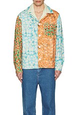 SIEDRES Drew Patchwork Denim Jacket in Multi, view 3, click to view large image.