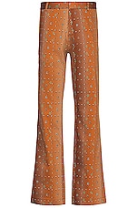 SIEDRES Flared Geometric Pants in Multi, view 1, click to view large image.