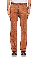 SIEDRES Flared Geometric Pants in Multi, view 4, click to view large image.