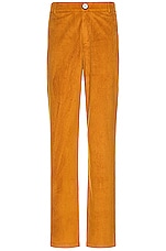 SIEDRES Corduroy Pants in Mustard, view 1, click to view large image.