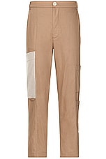 SIEDRES Justin Cargo Pant in Brown, view 1, click to view large image.