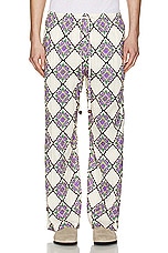 SIEDRES Mason Drawstring Pant in Multi, view 3, click to view large image.