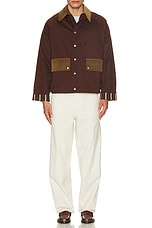 SIEDRES Musy Shirt in Brown, view 4, click to view large image.