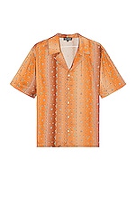 SIEDRES X Fwrd Resort Collar Short Sleeve Shirt in Multi, view 1, click to view large image.