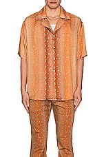 SIEDRES X Fwrd Resort Collar Short Sleeve Shirt in Multi, view 4, click to view large image.