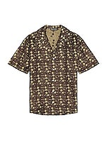 SIEDRES X Fwrd Resort Collar Short Sleeve Shirt in Multi, view 1, click to view large image.