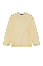 SIEDRES Long Sleeve T-shirt in Ecru, view 1, click to view large image.