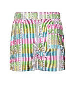 SIEDRES Ray Drawstring Swim Short in Multi, view 2, click to view large image.
