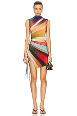 SIEDRES Nisha Sun Ray Printed Dress in Multi, view 1, click to view large image.