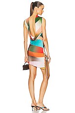 SIEDRES Nisha Sun Ray Printed Dress in Multi, view 4, click to view large image.
