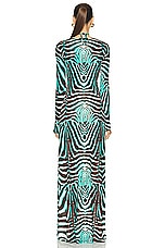 SIEDRES Magy Long Sleeve Maxi Dress in Multi, view 4, click to view large image.