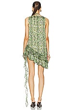 SIEDRES Fleur Asymmetric Mini Dress in Multi, view 4, click to view large image.
