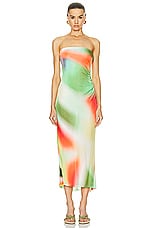 SIEDRES Misty Midi Dress in Multi, view 2, click to view large image.