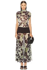 SIEDRES Slen Long Dress in Multi, view 2, click to view large image.