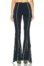 SIEDRES Luse Flared Pant in Navy, view 3, click to view large image.
