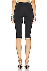 SIEDRES Tali Cropped Leggings in Black, view 3, click to view large image.