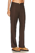 SIEDRES Elza Trouser in Brown, view 2, click to view large image.