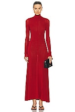 St. Agni Jersey Maxi Dress in Rouge, view 1, click to view large image.