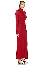 St. Agni Jersey Maxi Dress in Rouge, view 2, click to view large image.