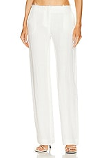 St. Agni Low Waist Pant in Ivory, view 1, click to view large image.
