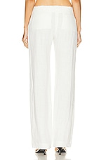 St. Agni Low Waist Pant in Ivory, view 3, click to view large image.