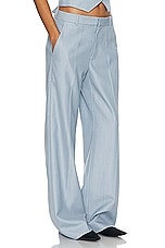 St. Agni Carter Trouser in Stone Blue, view 2, click to view large image.