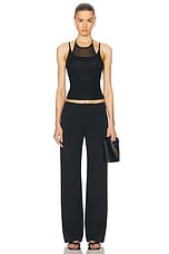 St. Agni Edge Pant in Black, view 4, click to view large image.