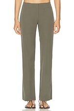 St. Agni Edge Pant in Smokey Olive, view 1, click to view large image.