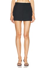 St. Agni Carter Mini Skirt in Black, view 1, click to view large image.