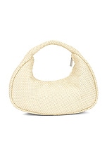 St. Agni Woven Bon Bon Bag in Butter, view 3, click to view large image.