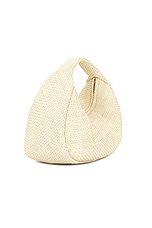 St. Agni Woven Bon Bon Bag in Butter, view 4, click to view large image.