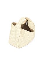 St. Agni Woven Bon Bon Bag in Butter, view 5, click to view large image.