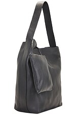 St. Agni Minimal Everyday Bag in Black, view 3, click to view large image.