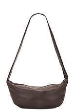 St. Agni Soft Crescent Bag in Chocolate, view 1, click to view large image.