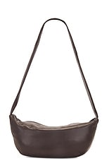 St. Agni Soft Crescent Bag in Chocolate, view 2, click to view large image.