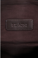 St. Agni Soft Crescent Bag in Chocolate, view 5, click to view large image.