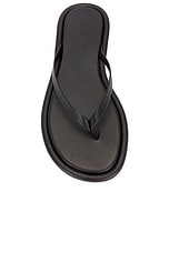 St. Agni Flip Flop in Black, view 4, click to view large image.