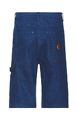 Sky High Farm Workwear Construction Graphic Logo Shorts in Multi, view 2, click to view large image.
