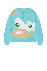 Sky High Farm Workwear Ice Cream Hand Knit Cardigan in Light