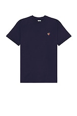 Sky High Farm Workwear Perennial Logo T Shirt in Navy, view 1, click to view large image.