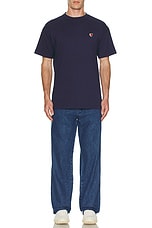 Sky High Farm Workwear Perennial Logo T Shirt in Navy, view 5, click to view large image.