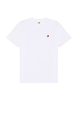 Sky High Farm Workwear Perennial Logo T Shirt in White, view 1, click to view large image.
