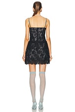 Shushu/Tong Bowtie Halter Dress in black, view 3, click to view large image.