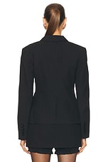 Shushu/Tong Waist Jacket in black, view 3, click to view large image.
