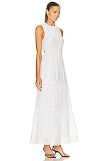 SIR. Emme Tiered Dress in Ivory, view 2, click to view large image.