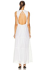 SIR. Emme Tiered Dress in Ivory, view 3, click to view large image.