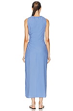 SIR. Nouveaux Cut Out Dress in Ultramarine, view 4, click to view large image.