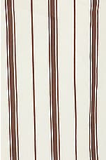 SIR. Cannoli Folded Pant in Chocolate Stripe, view 5, click to view large image.