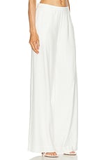 SIR. Dorian Wide Leg Pant in Ivory, view 2, click to view large image.