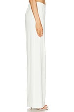 SIR. Dorian Wide Leg Pant in Ivory, view 3, click to view large image.